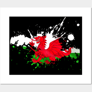 Wales Flag Posters and Art